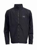 Arc'teryx Solano Men's Stand Collar Windbreaker Jacket – Black | Outdoor & Everyday Wear