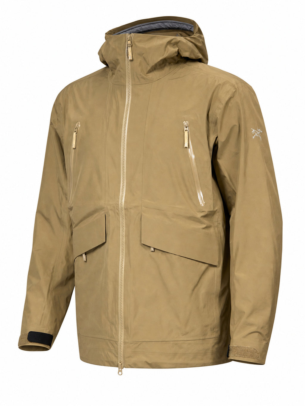 Arc'teryx Liatris Hooded Hardshell Jacket – Sandstone Brown | Women's Outdoor Jacket
