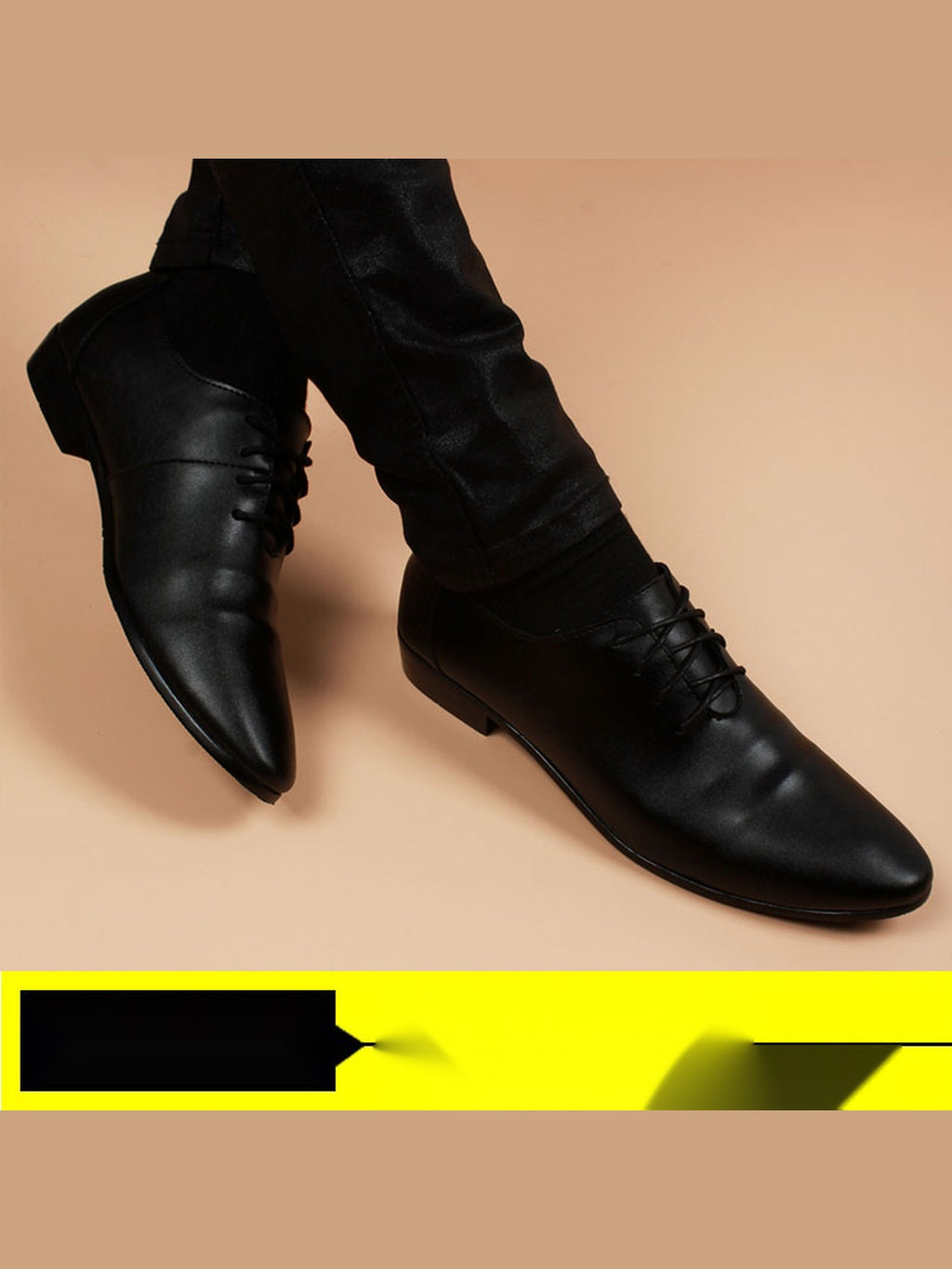 Color handcrafted genuine leather shoes - color image