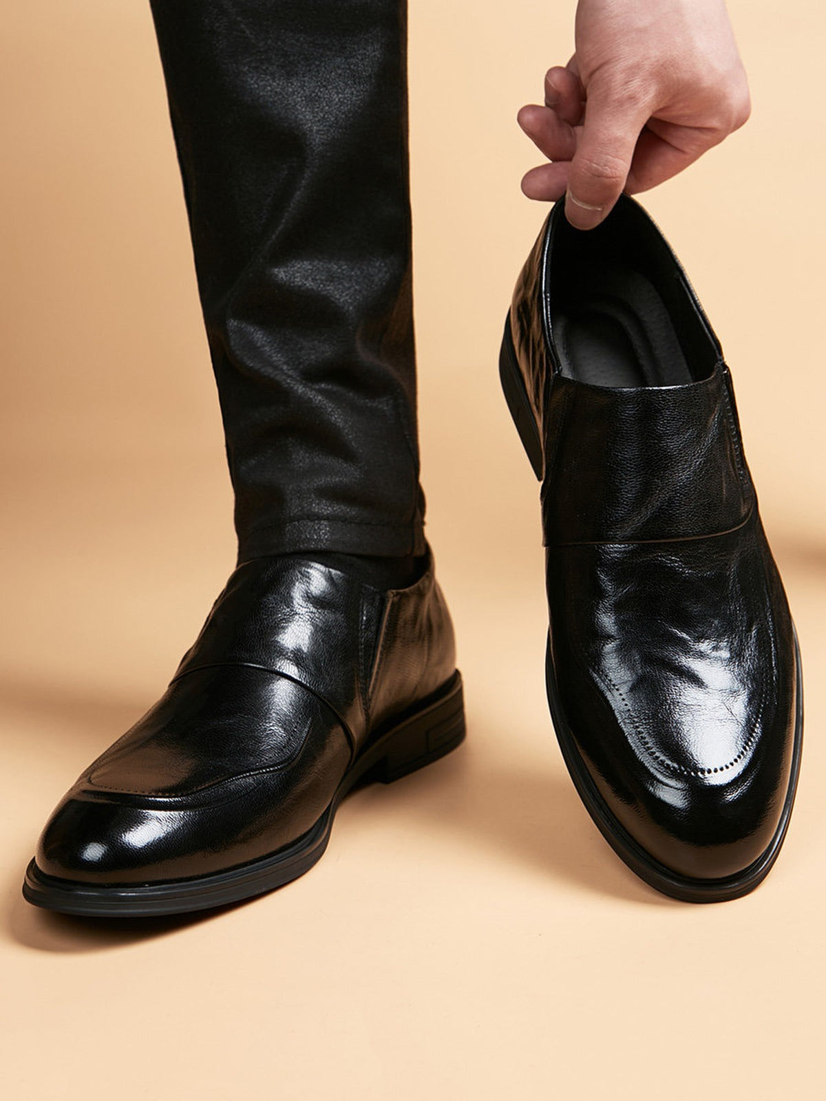 Handcrafted genuine leather shoes product view