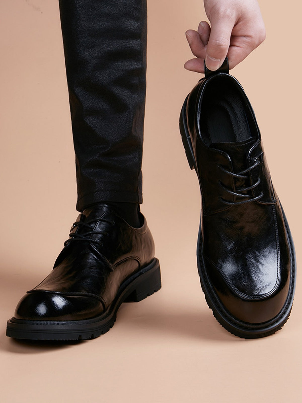 Handcrafted genuine leather shoes product view