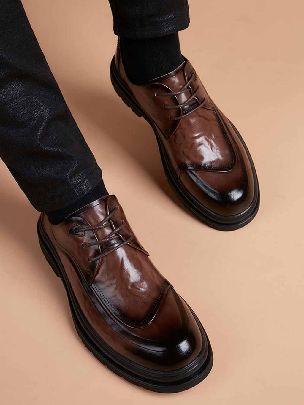 Handcrafted genuine leather shoes product view