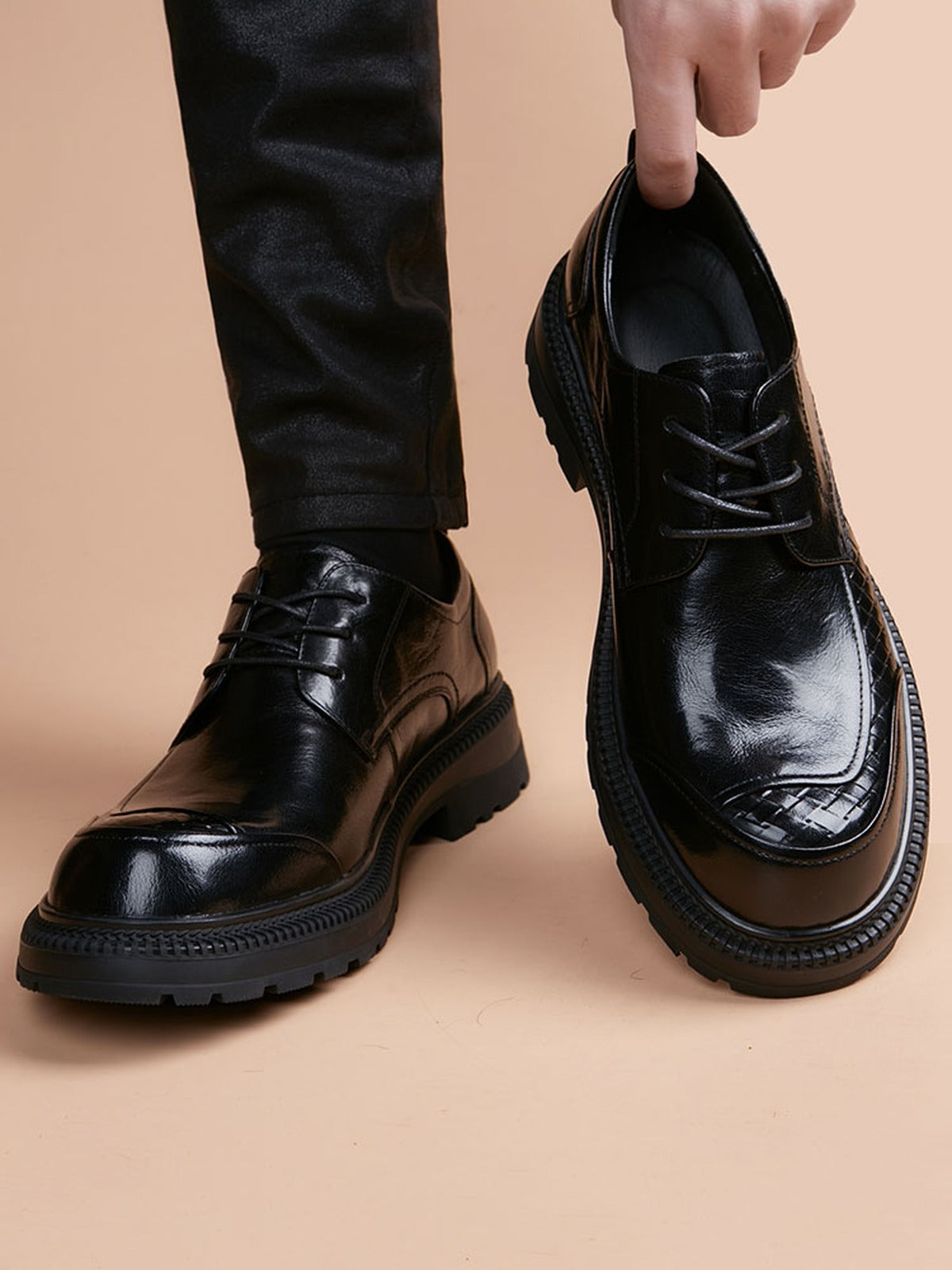 Handcrafted genuine leather shoes product view