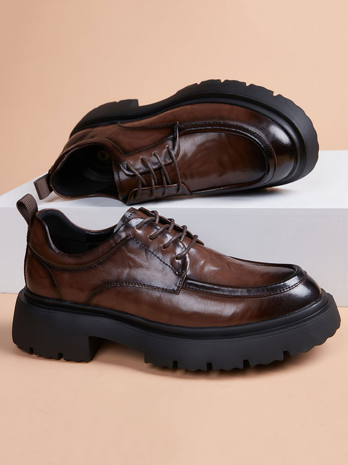 Handcrafted genuine leather shoes product view