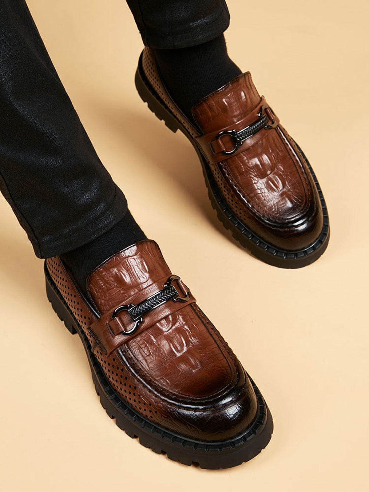 Handcrafted genuine leather shoes product view