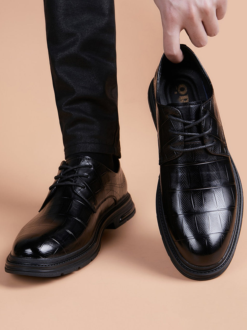 Handcrafted genuine leather shoes product view