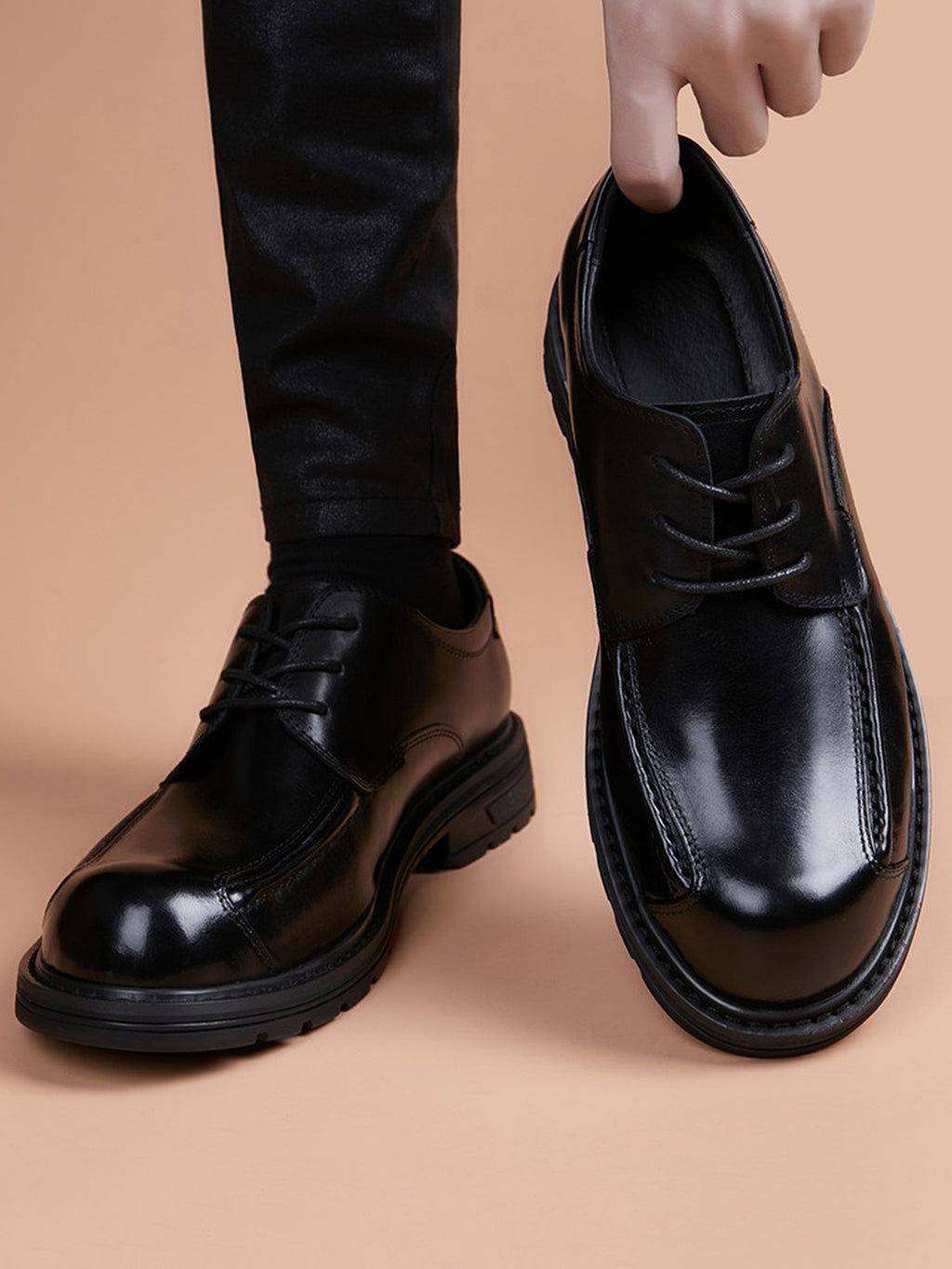 Handcrafted genuine leather shoes product view