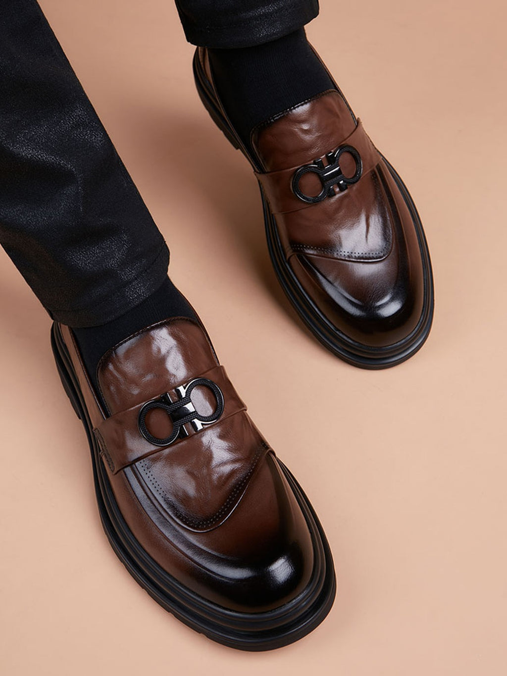 Handcrafted genuine leather shoes product view