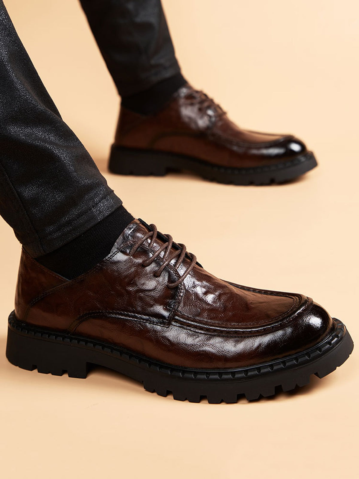 Handcrafted genuine leather shoes product view