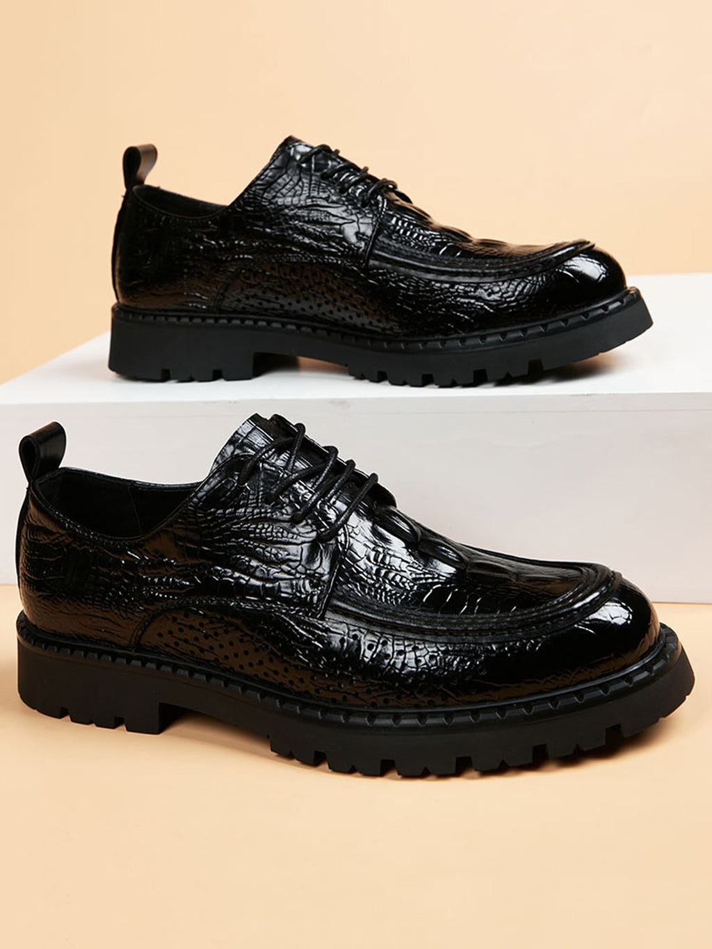 Handcrafted genuine leather shoes product view