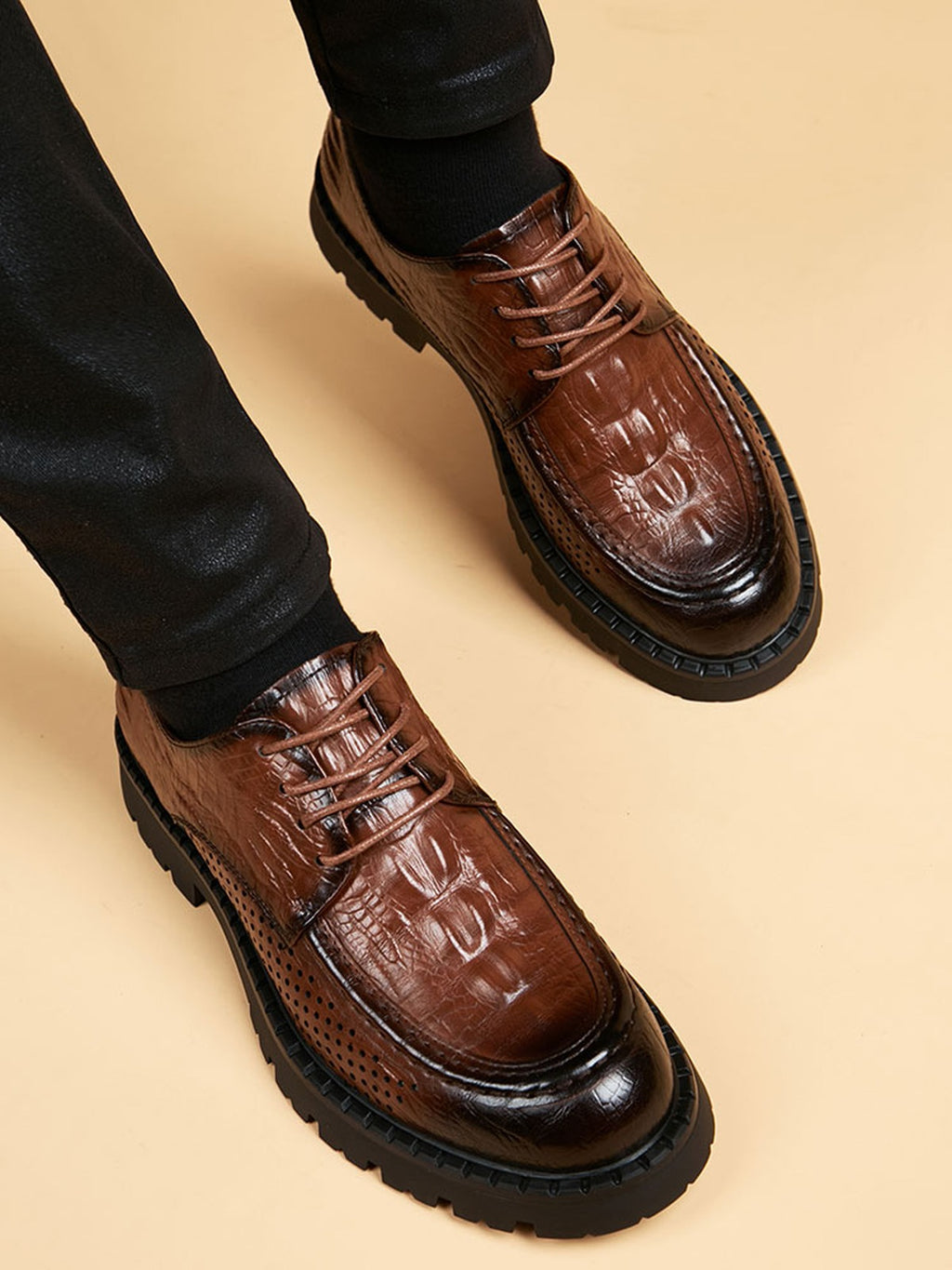 Handcrafted genuine leather shoes product view
