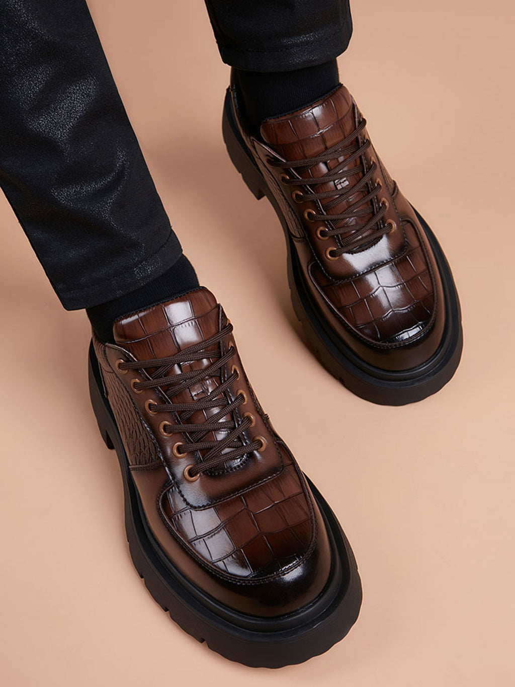 Handcrafted genuine leather shoes product view