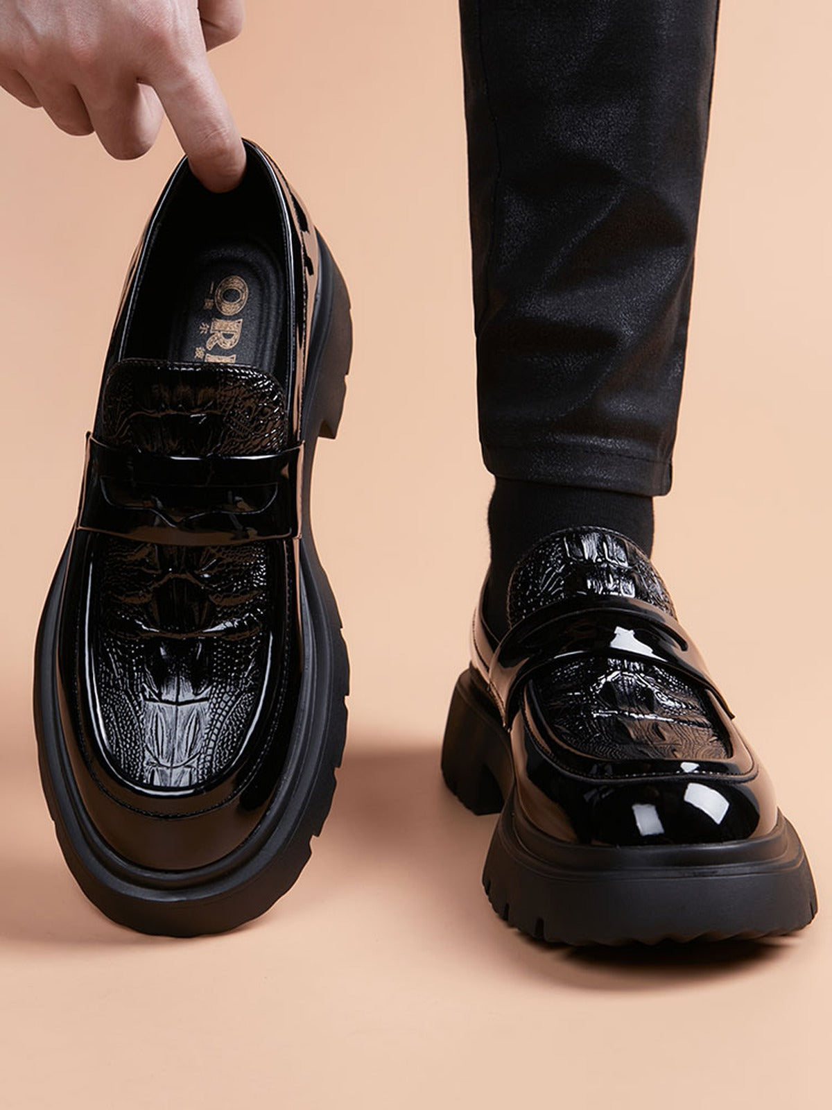 Handcrafted genuine leather shoes product view
