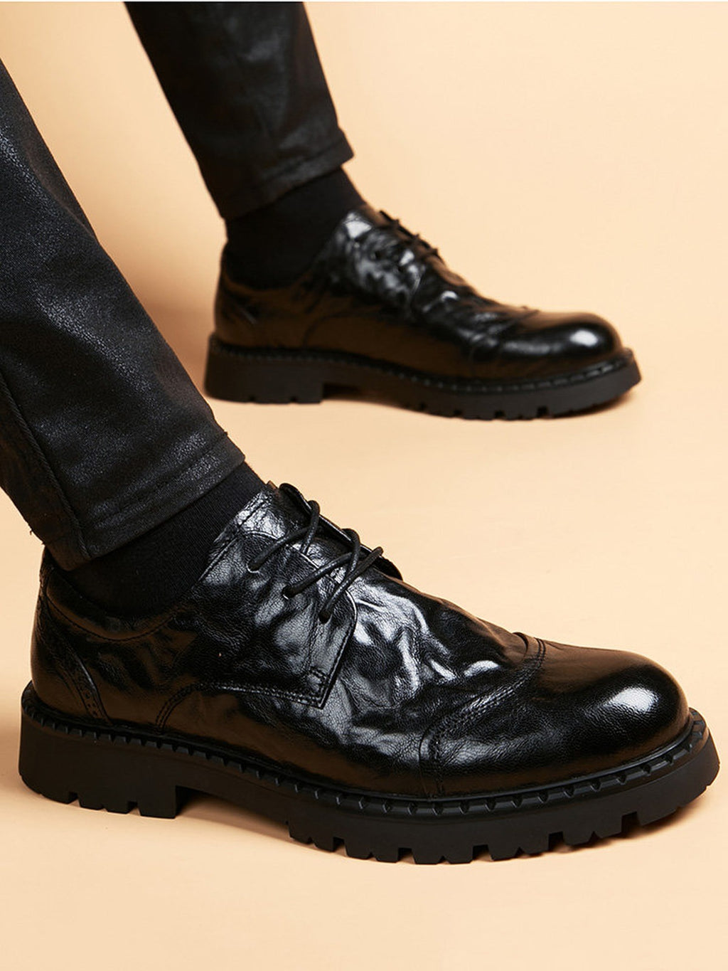 Handcrafted genuine leather shoes product view