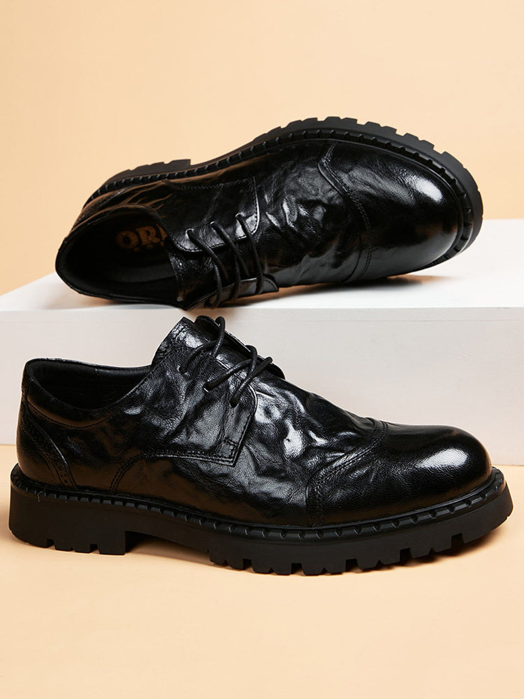 Handcrafted genuine leather shoes product view