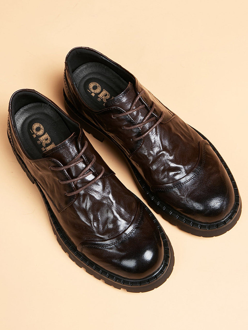 Handcrafted genuine leather shoes product view