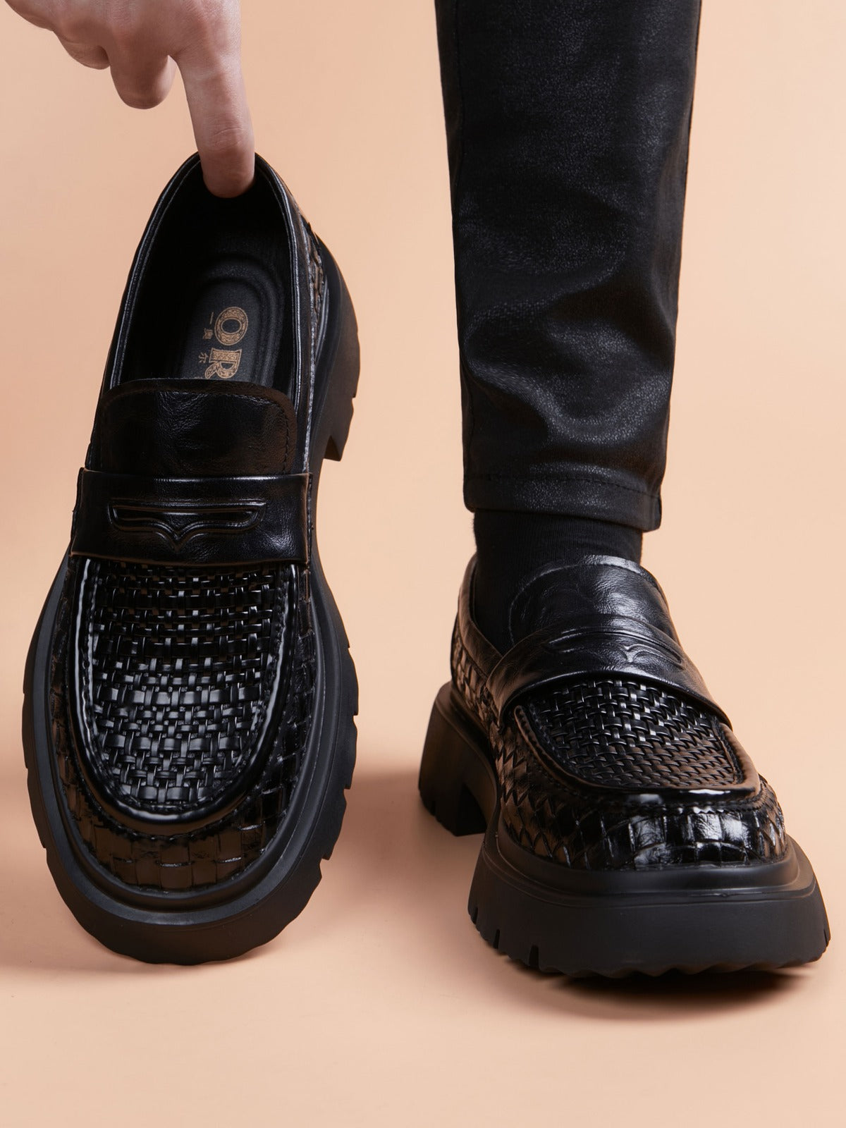 Handcrafted genuine leather shoes product view