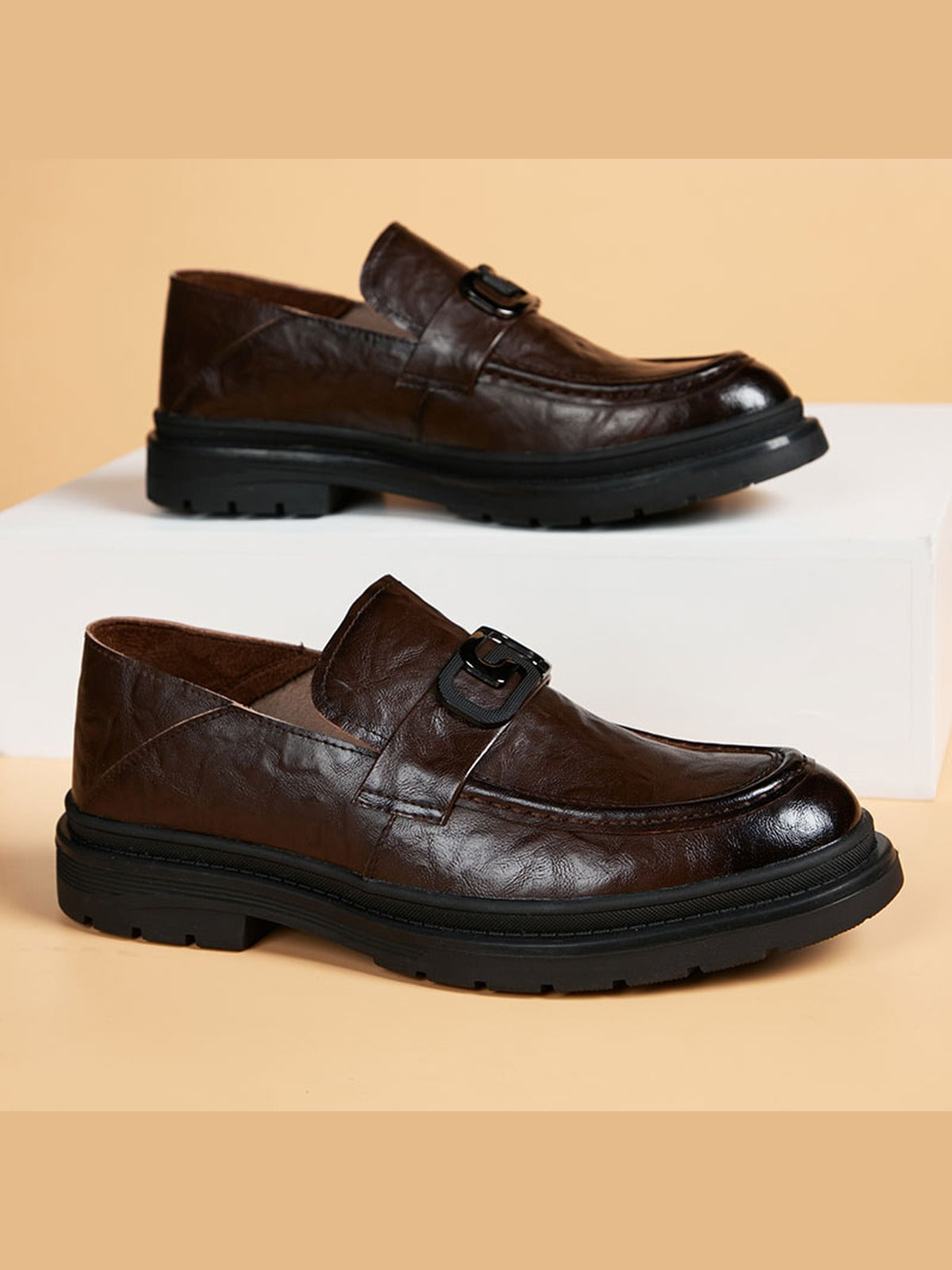 Handcrafted genuine leather shoes product view