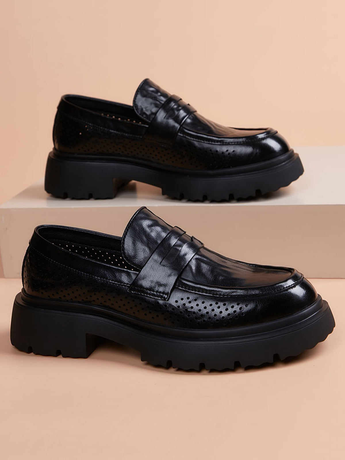 Handcrafted genuine leather shoes product view