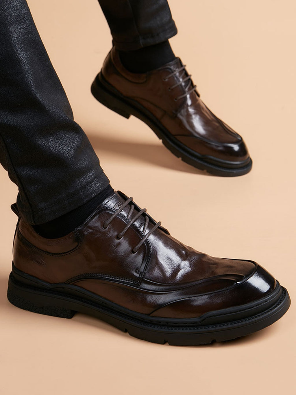 Handcrafted genuine leather shoes product view