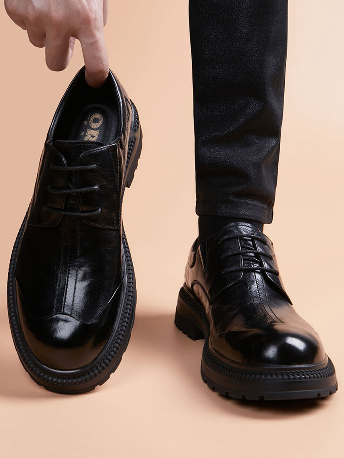 Handcrafted genuine leather shoes product view
