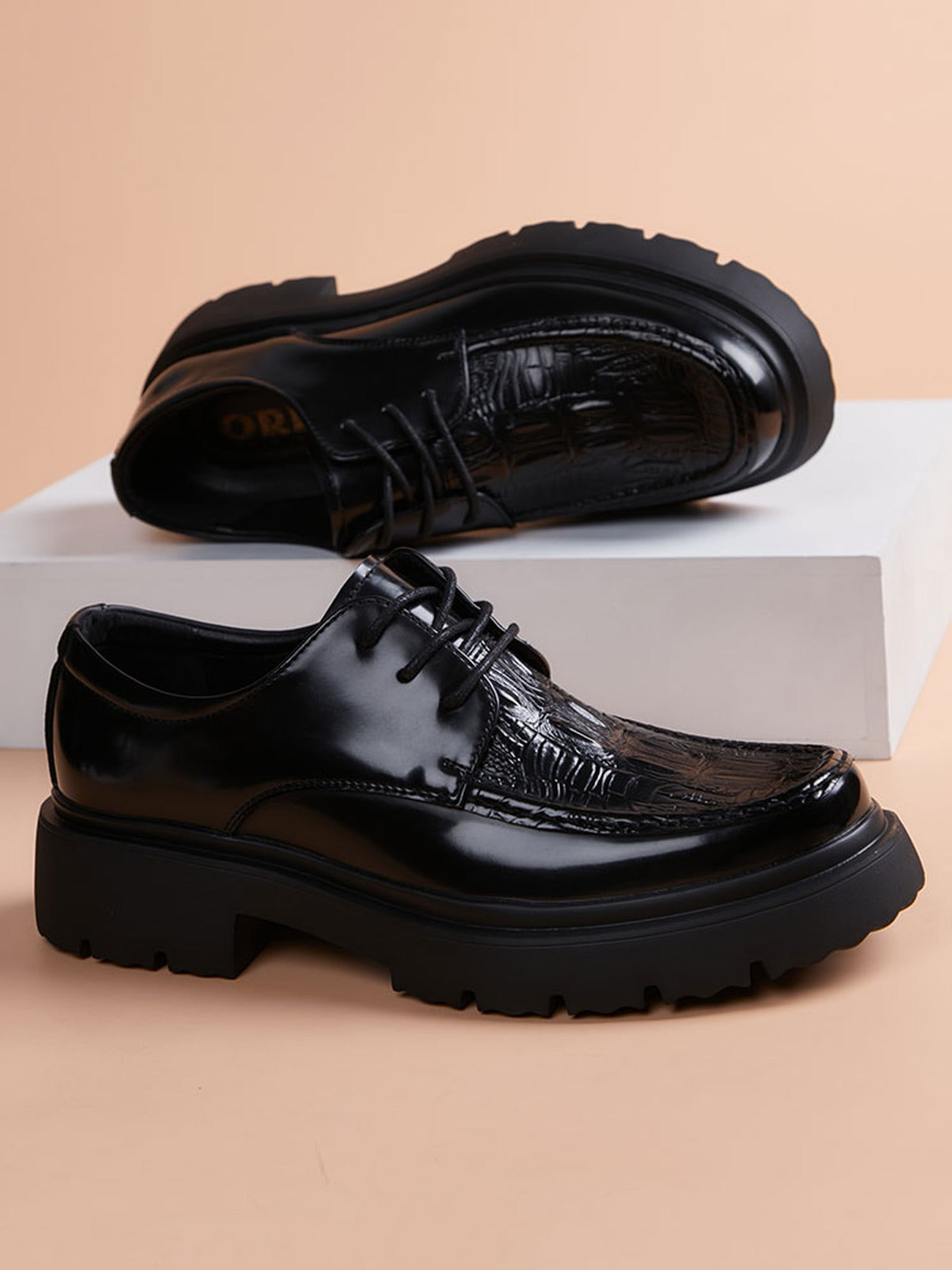 Handcrafted genuine leather shoes product view