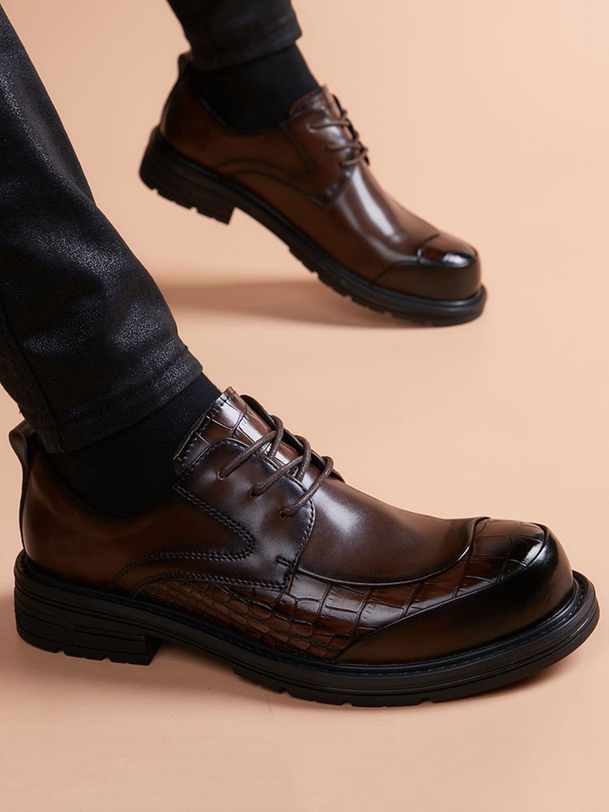 Handcrafted genuine leather shoes product view