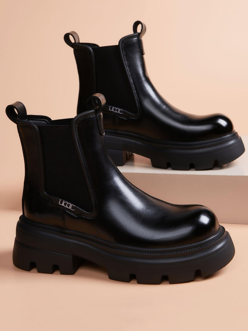 Handcrafted Genuine Leather Men's Boots - product view 4