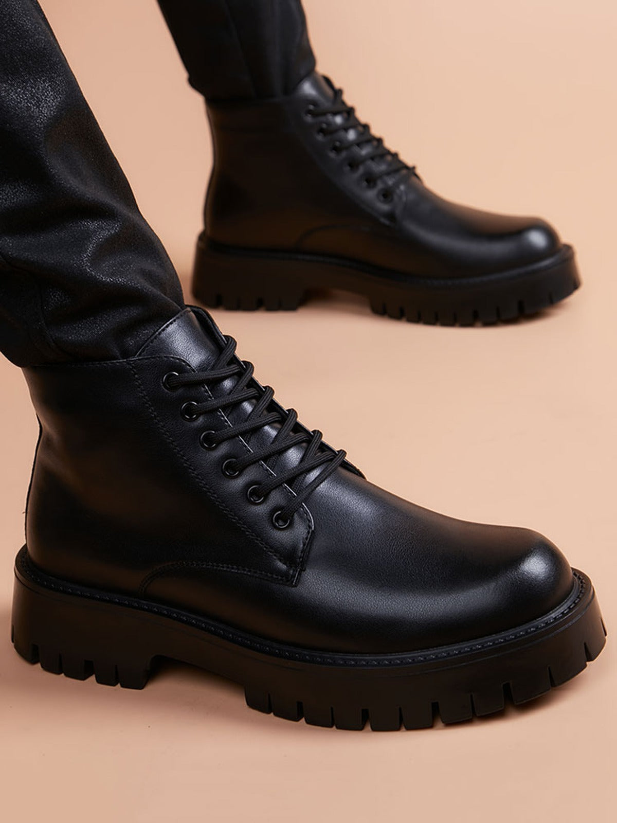 Handcrafted Genuine Leather Men's Boots - product view 1