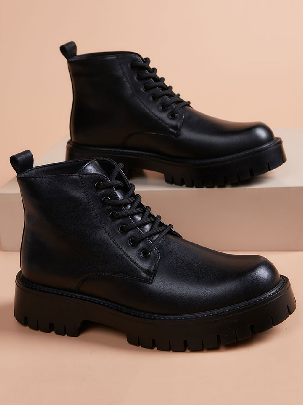 Handcrafted Genuine Leather Men's Boots - product view 3