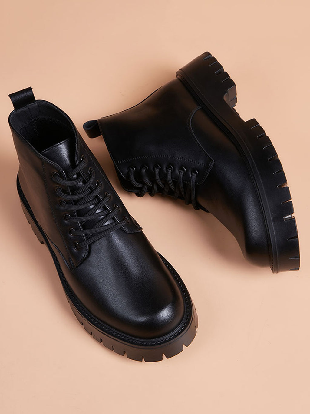 Handcrafted Genuine Leather Men's Boots - product view 4