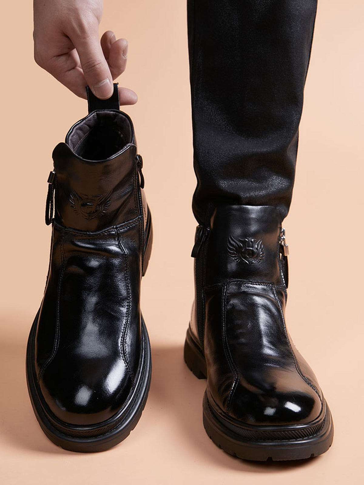 Handcrafted genuine leather shoes product view