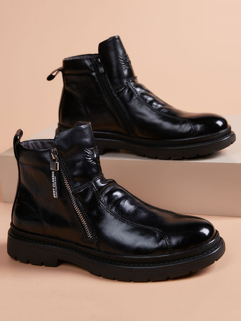 Handcrafted genuine leather shoes product view