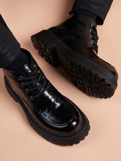 Handcrafted Genuine Leather Men's Boots - product view 2