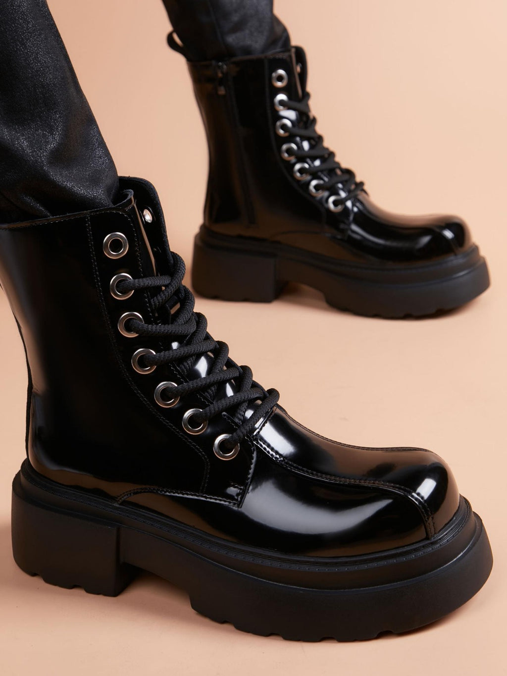 Handcrafted Genuine Leather Men's Boots - product view 1