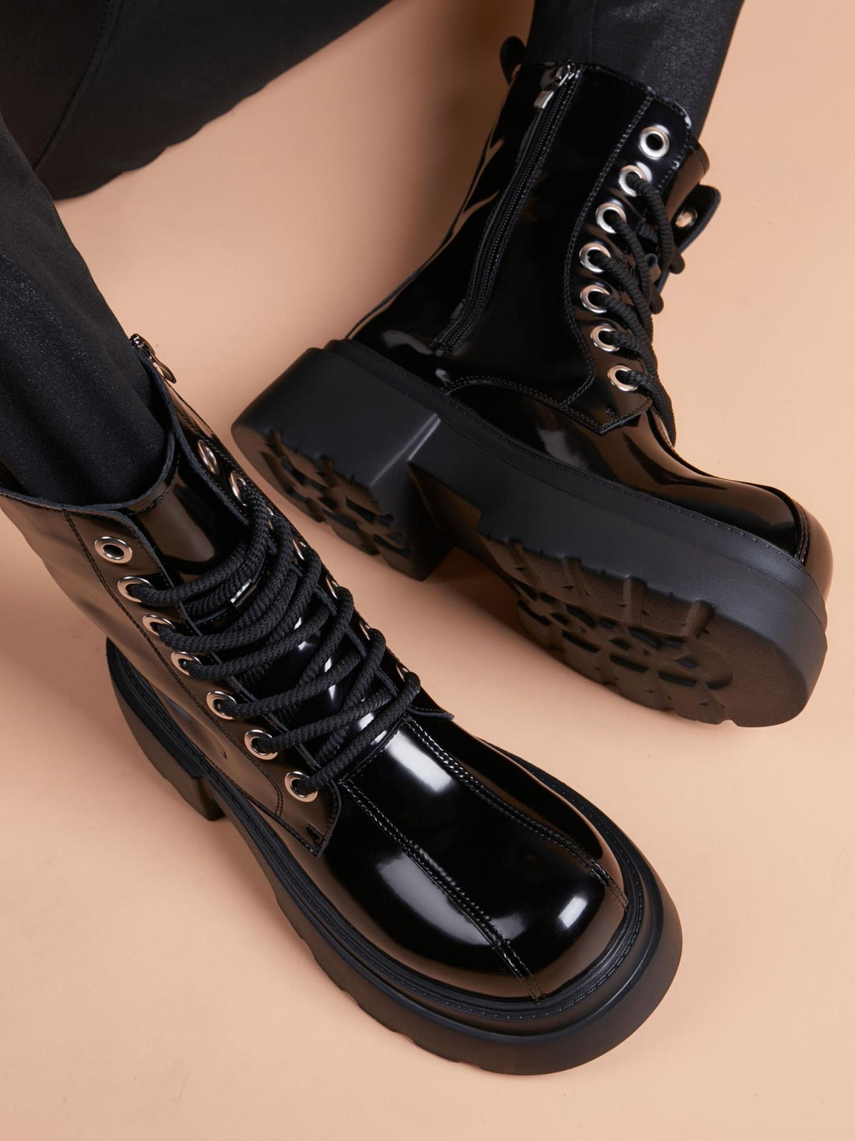 Handcrafted Genuine Leather Men's Boots - product view 3