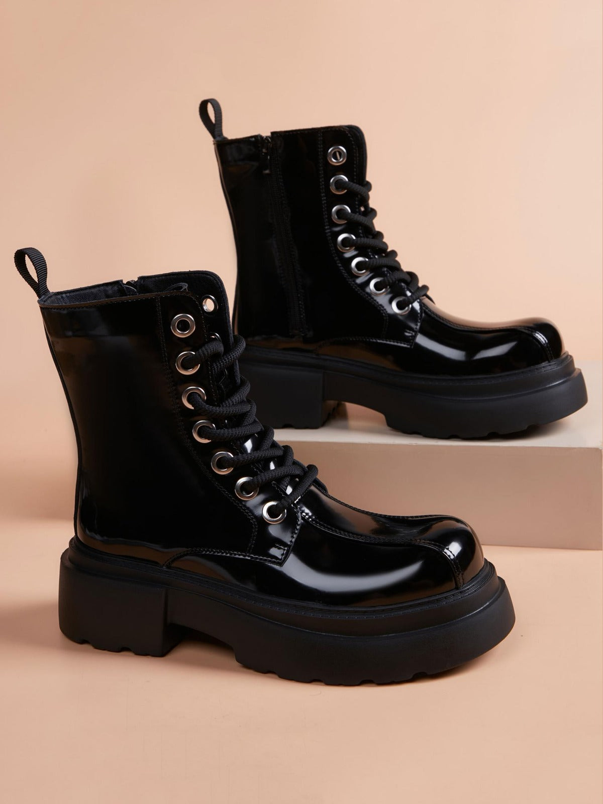 Handcrafted Genuine Leather Men's Boots - product view 4