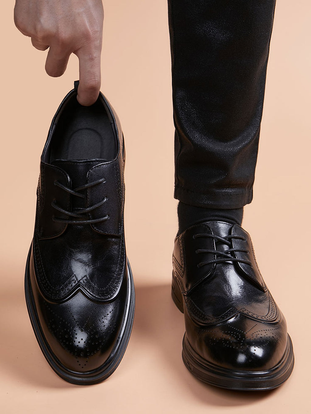 Handcrafted genuine leather shoes product view