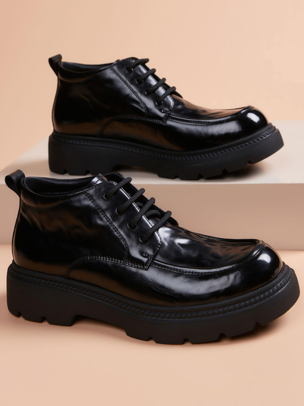 Handcrafted Genuine Leather Men's Boots - product view 3