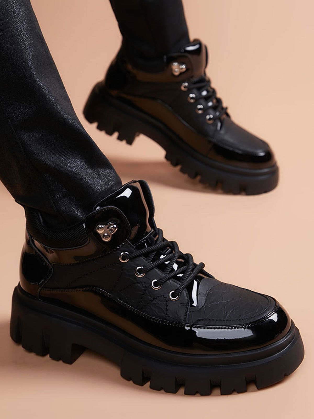 Handcrafted Genuine Leather Men's Boots - product view 1
