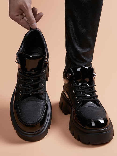 Handcrafted Genuine Leather Men's Boots - product view 2