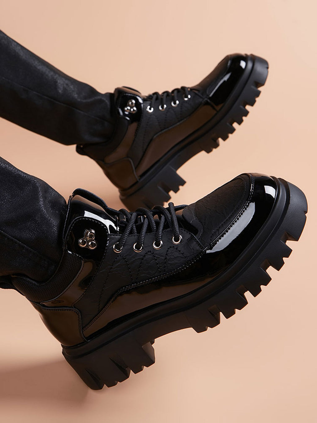 Handcrafted Genuine Leather Men's Boots - product view 3