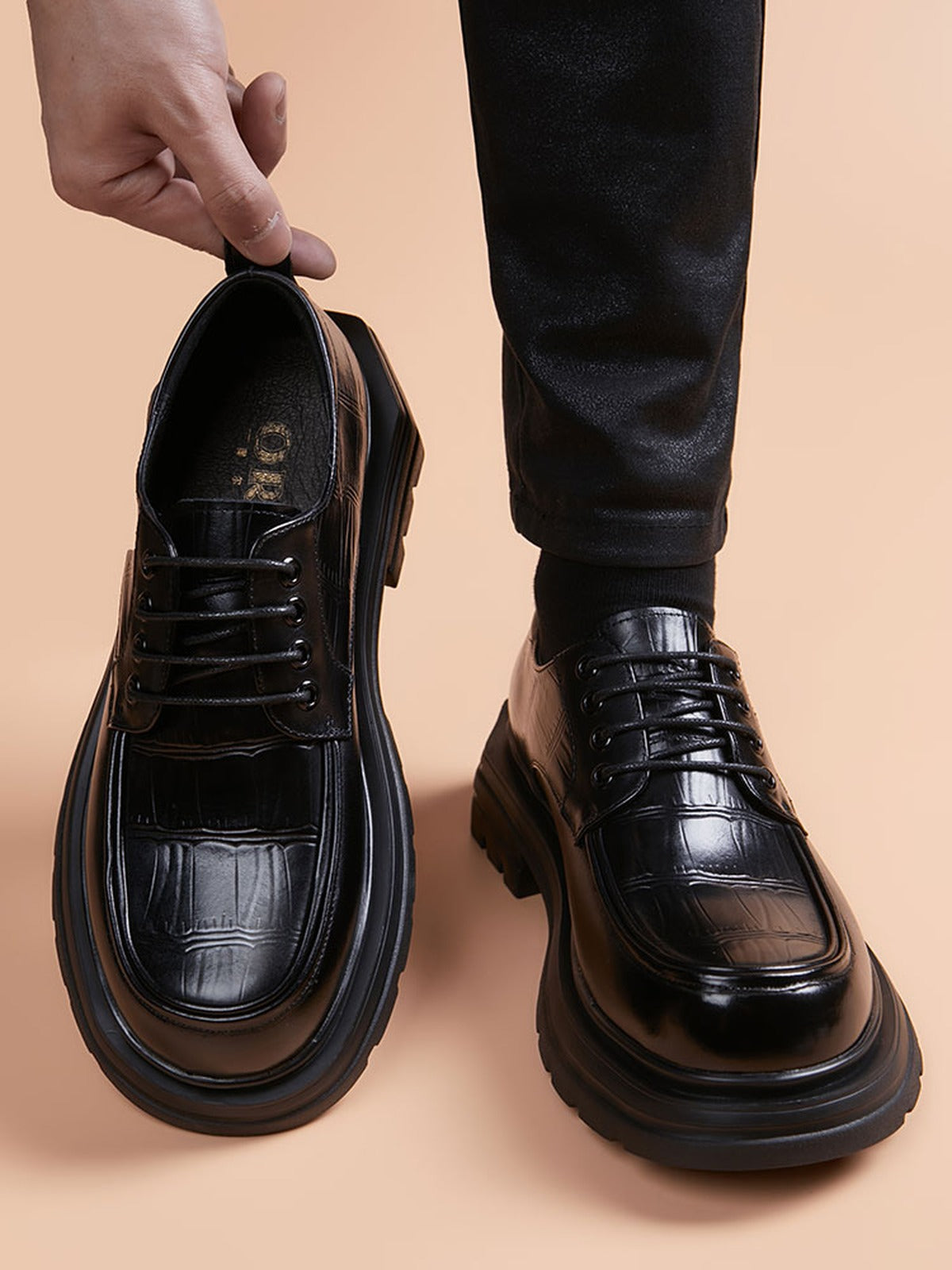 Handcrafted genuine leather shoes product view
