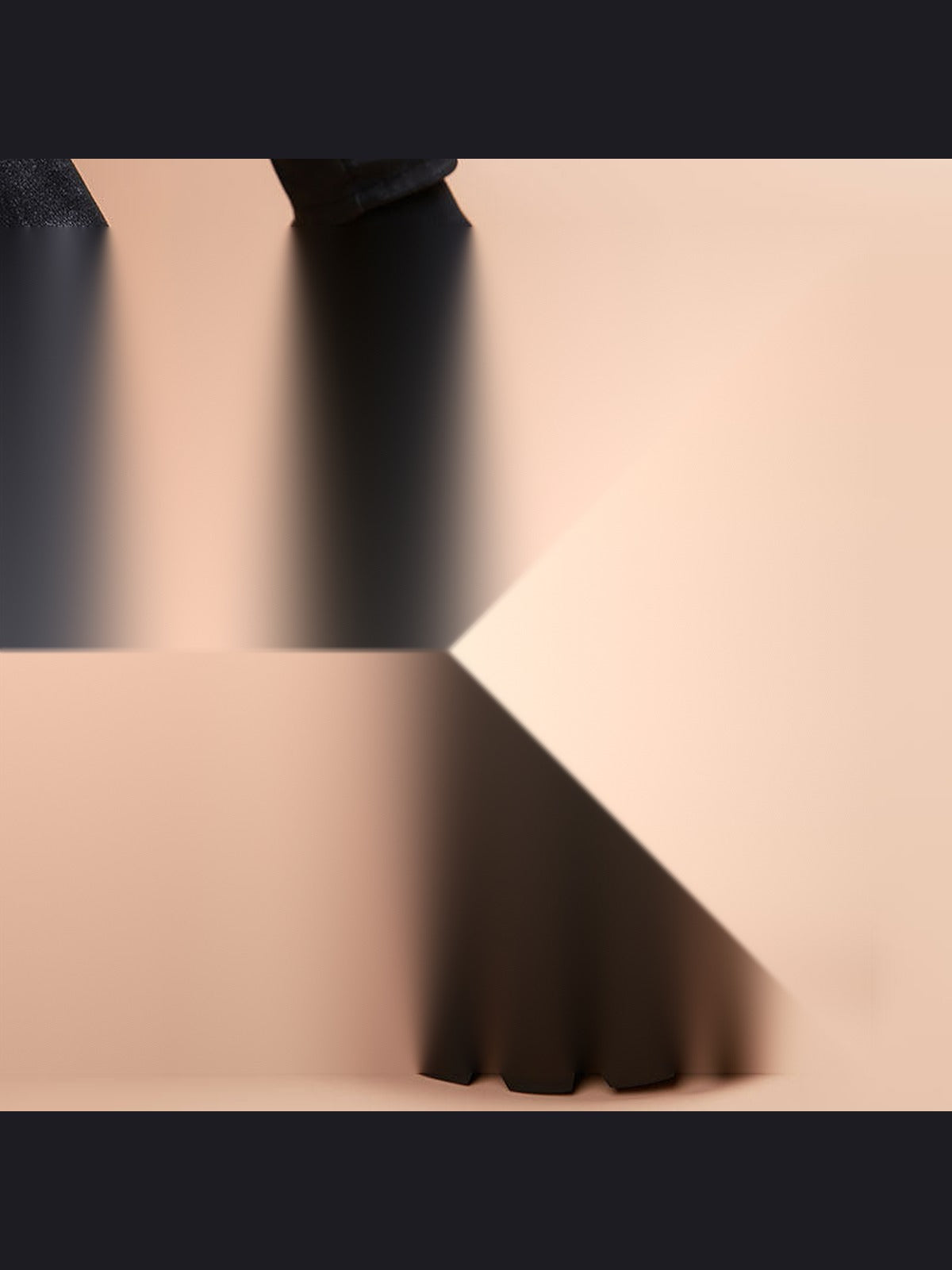 Black handcrafted genuine leather shoes - color image