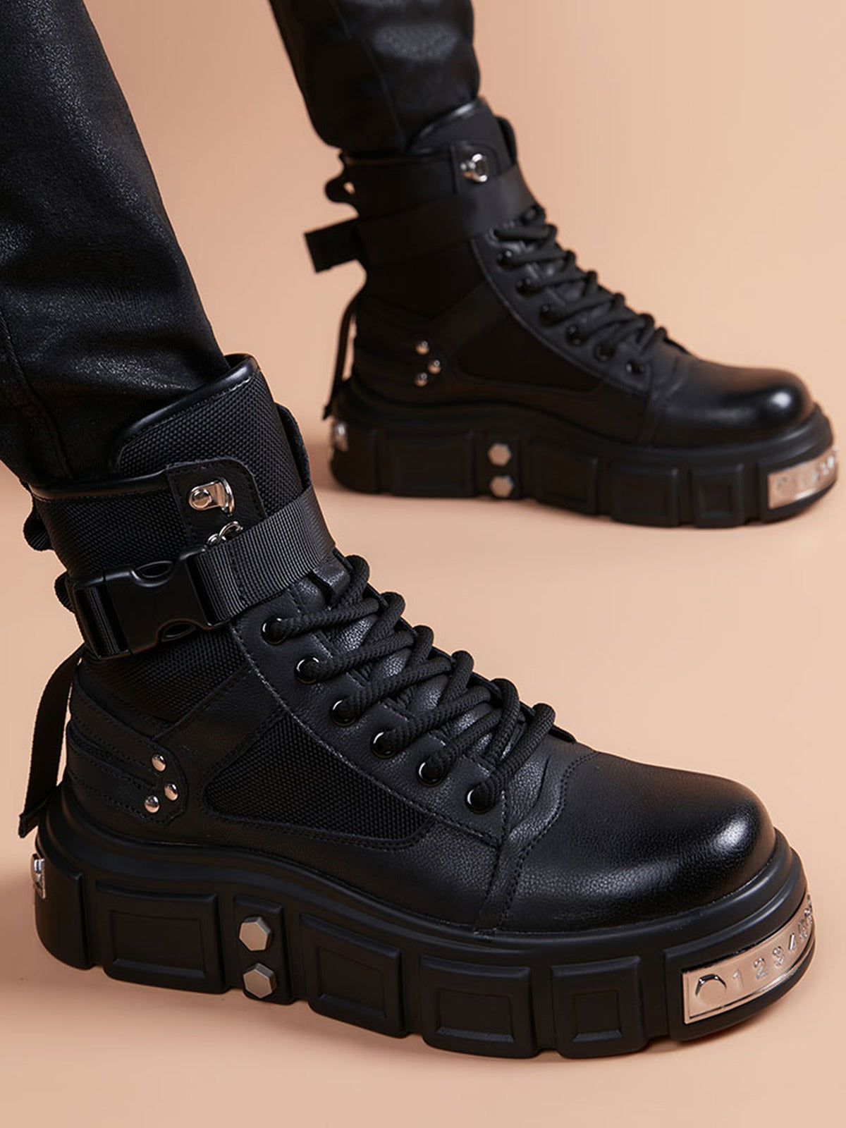 Handcrafted Genuine Leather Men's Boots - product view 1