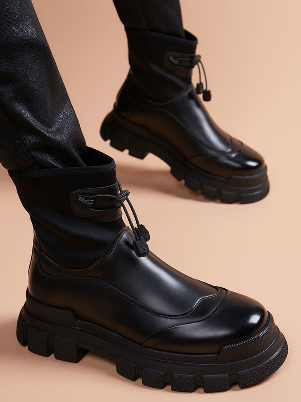 Handcrafted Genuine Leather Men's Boots - product view 1