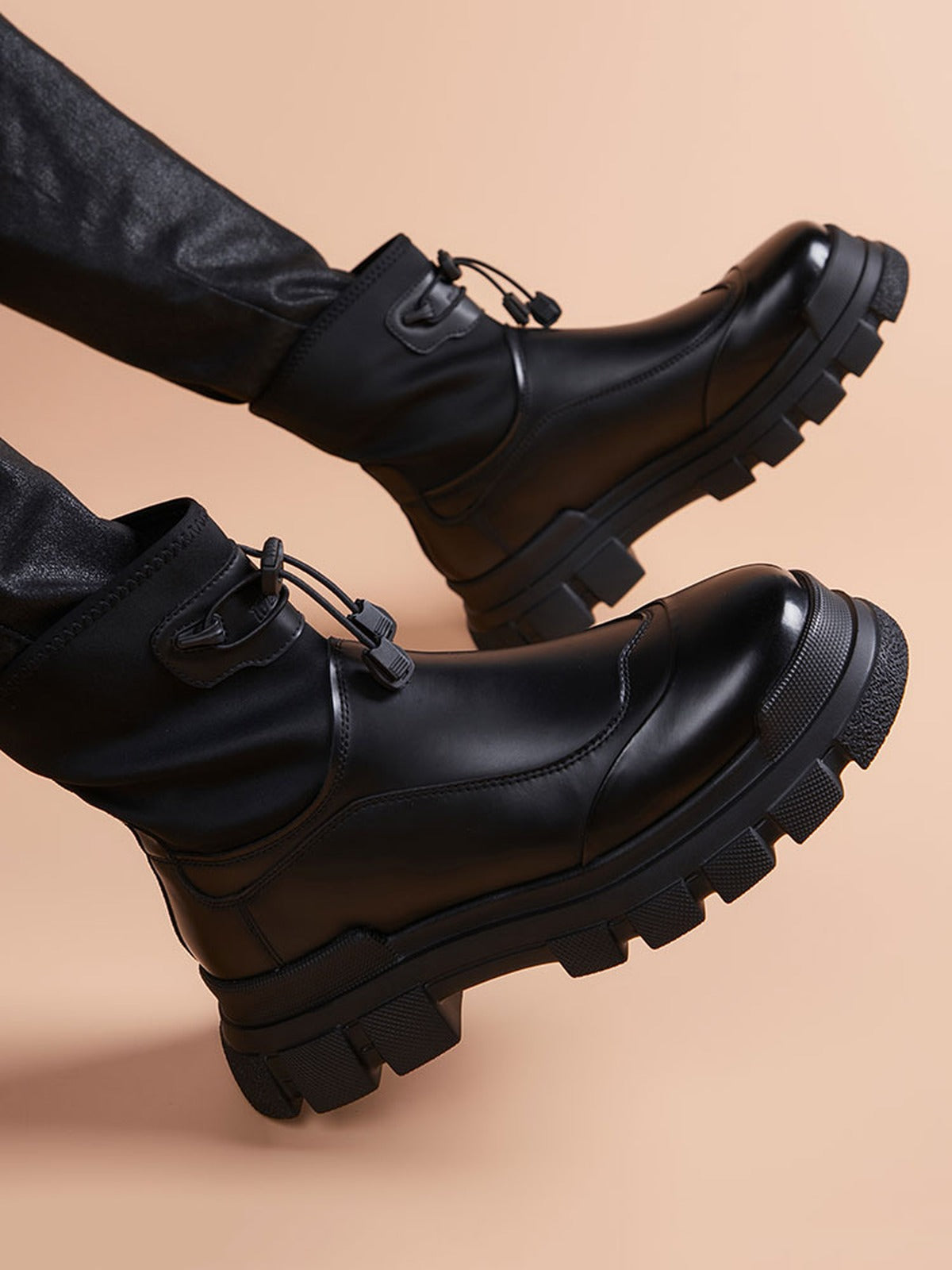 Handcrafted Genuine Leather Men's Boots - product view 3