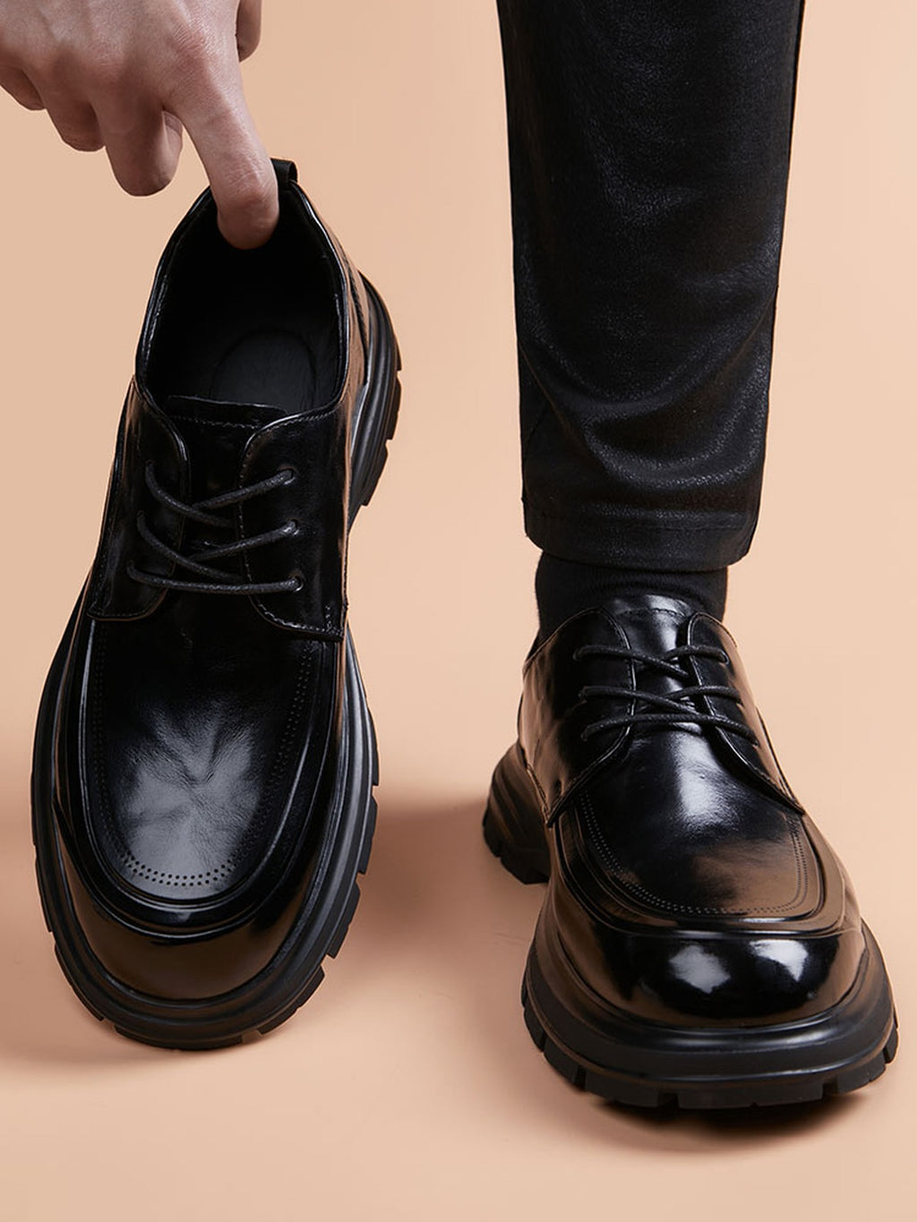 Handcrafted genuine leather shoes product view