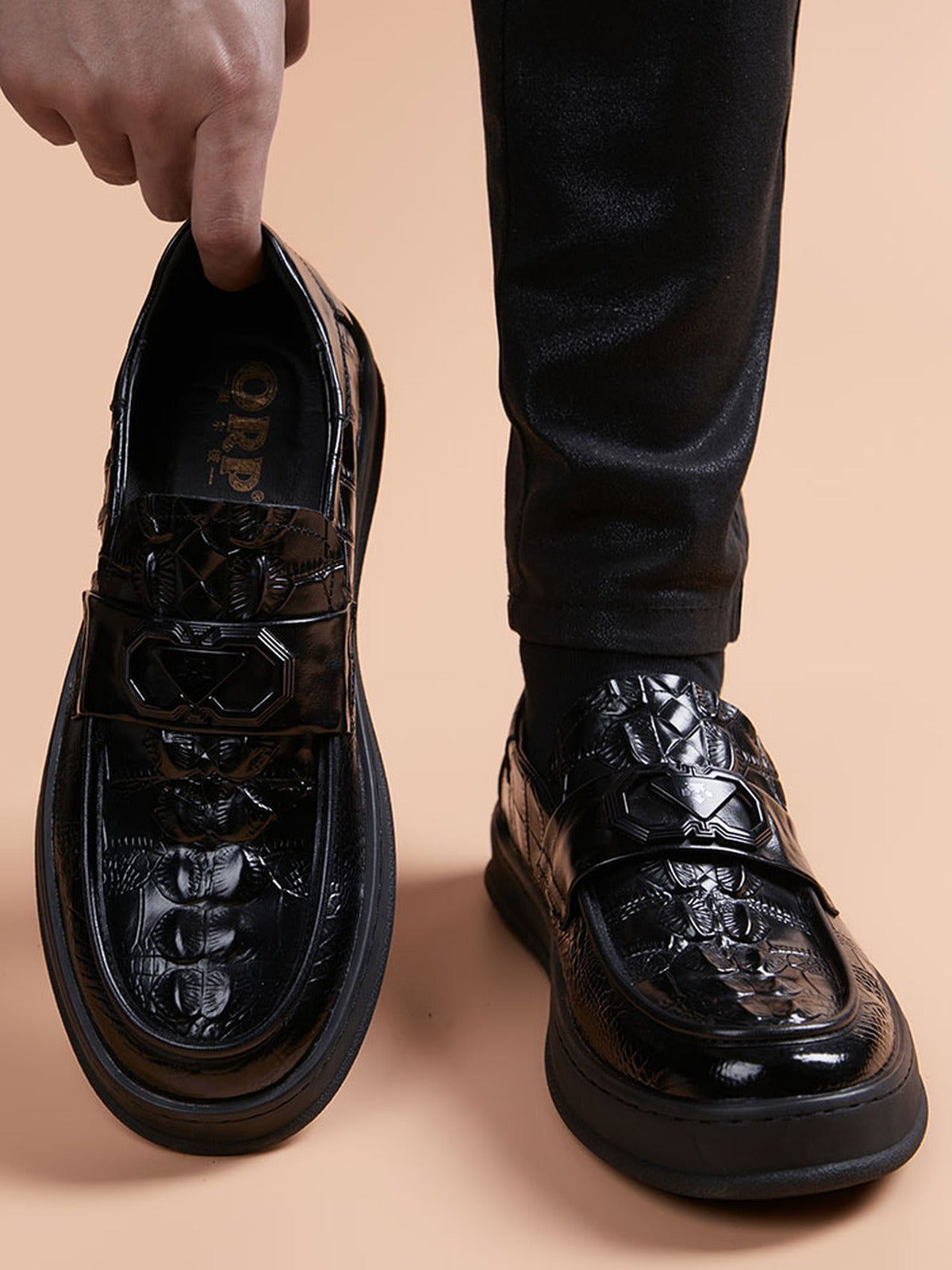 Handcrafted genuine leather shoes product view