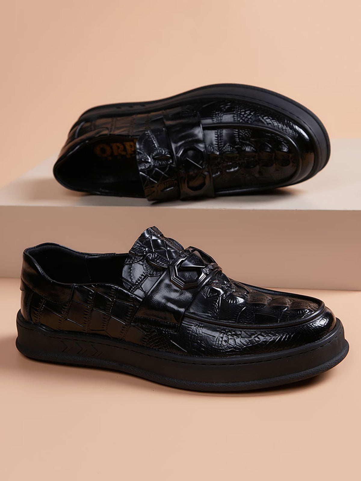 Handcrafted genuine leather shoes product view